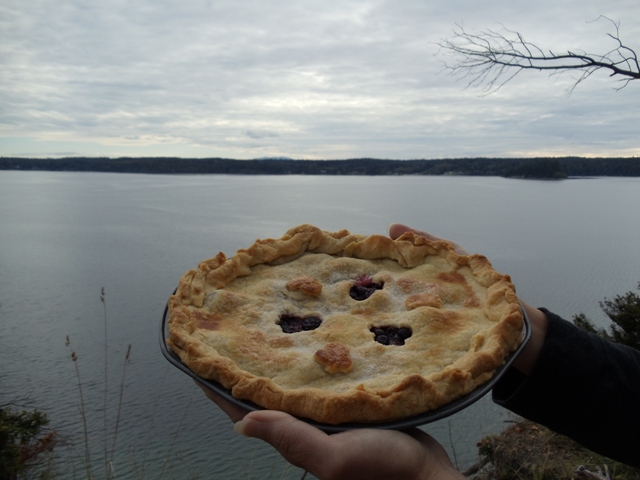 Black and Blue Pie